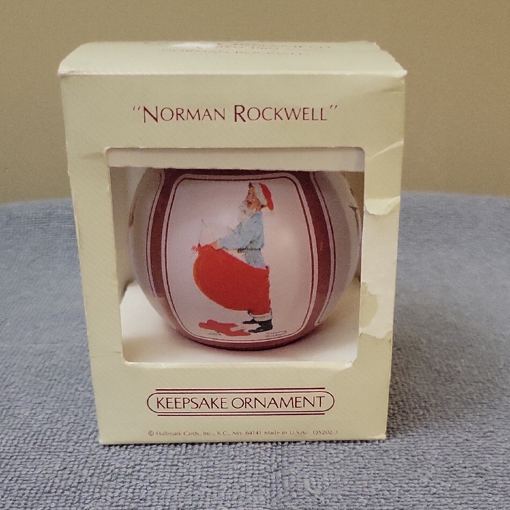 Norman Rockwell Vintage Hallmark Keepsake Ornament 1982